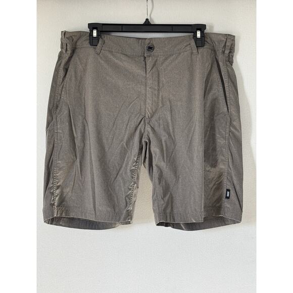 SAXX Men's Ballpark Pouch - New Frontier 2N1 Shorts 9” Gray - PRELOVED - Size 36 - Picture 1 of 10